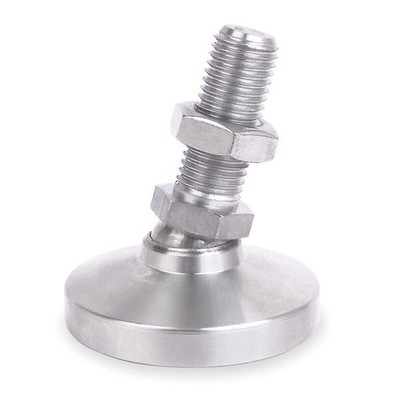 S & W MANUFACTURING SSW-0A-316 Male-End Leveling Mount,3.188 in H 14H398