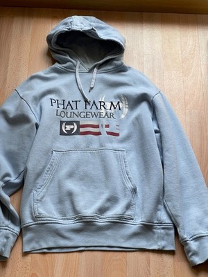 PHAT FARM Herren Hoodie L/Large Hellblau