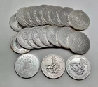 Roll Of 20 1984 1 oz .999 Silver Engelhard Prospector Rounds E Logo & Eagle