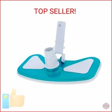 U.S. Pool Supply 11" Weighted Butterfly Pool Vacuum Head, 1-1/4" or 1-1/2" Swive