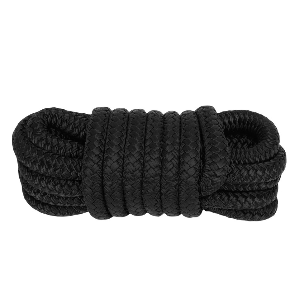 ^2PCS Boat Dock Line 1/2 Inch X15 Ft Double Weaving Nylon Boat Rope For ...