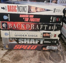 VHS Lot Of 6 Action/Crime Movies