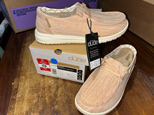 Hey Dude Wendy Rose Gold Moccasin Casual Comfort Lightweight Lace Up US 7