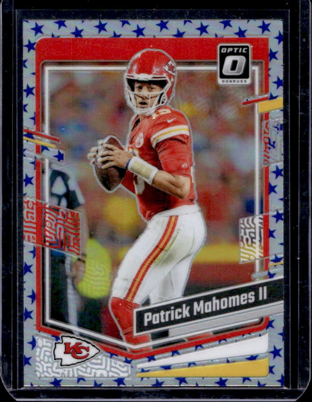 2023 Donruss Optic Patrick Mahomes II Blue Stars Prizm #93 Chiefs