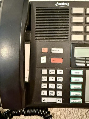 Nortel Norstar Meridian M7310 NT8B20AF-03 Display System Phone Black Untested - Picture 3 of 7