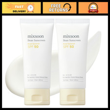 Lightweight SPF 50 Korean Sunscreen Bundle - Non-Sticky, No White Cast, 100ml