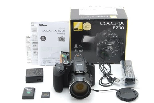 [NEAR MINT W/BOX] Nikon Coolpix B700 20.2MP Digital Camera Black From JAPAN