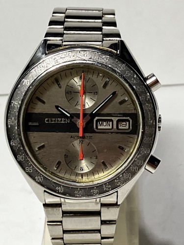 Citizen Challenge Timer Ultra Rare Horizontal Bar el 8110 Time Adjusted