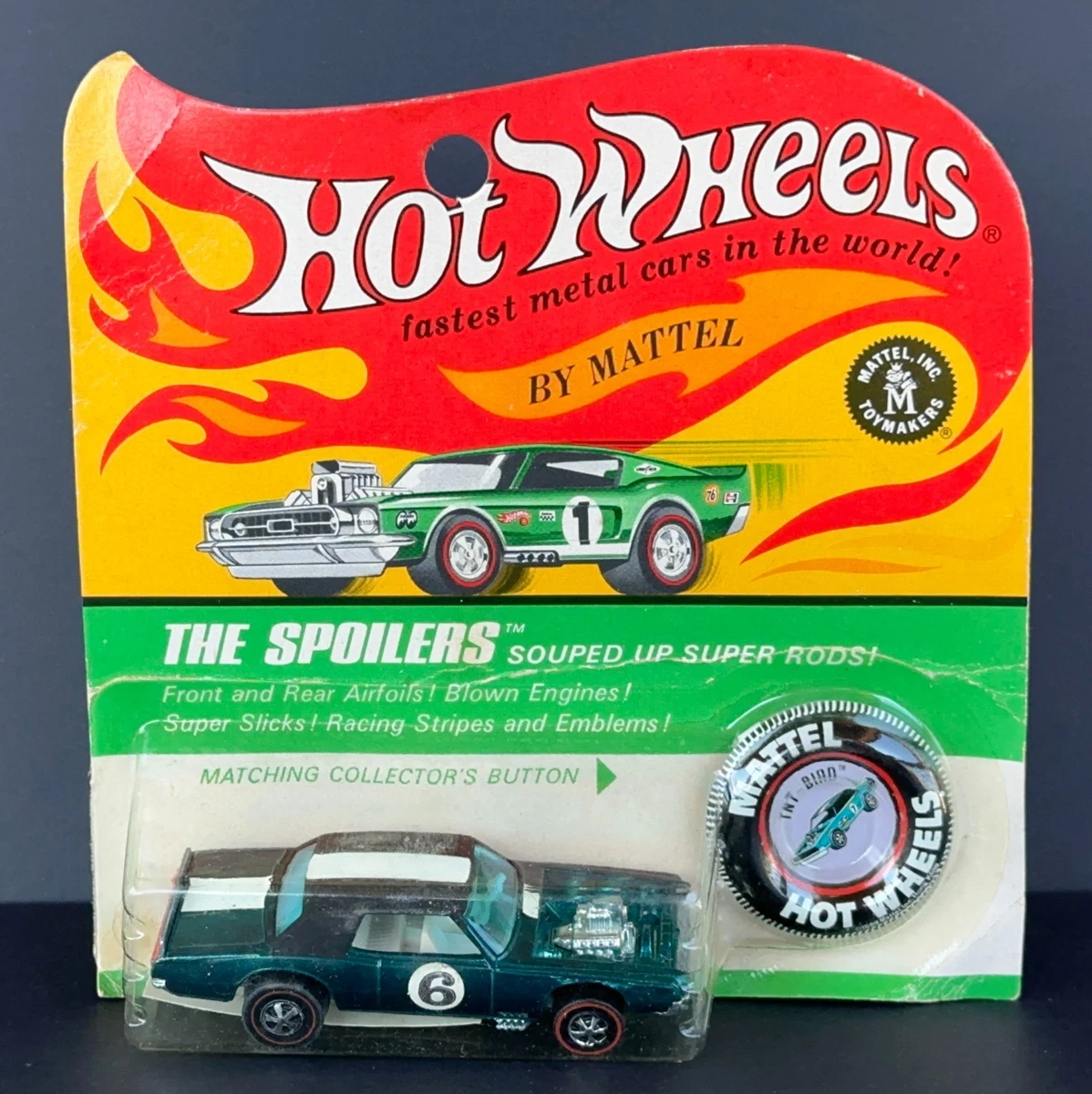 Hot Wheels Redlines White 1968 Vehicle Year Vintage Manufacture