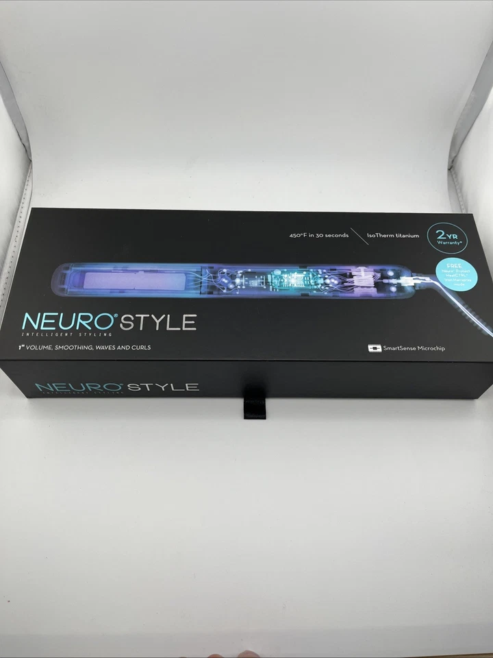 NeuroStyle 1 pulgada de volumen, suavizante, onda y rizo isotérmico titanio Foto 3 de 3