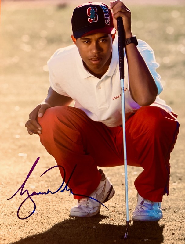 TIGER WOODS Signed•8x10 Photograph Autographed• COA included