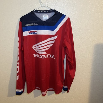 #ad #ad Troy Lee Designs GP Air Prisma Honda motocross jersey in red whiteblue Size L $32.00