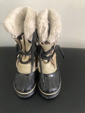 Sorel Ram Kids Winter Boots Size 8 Lace Up