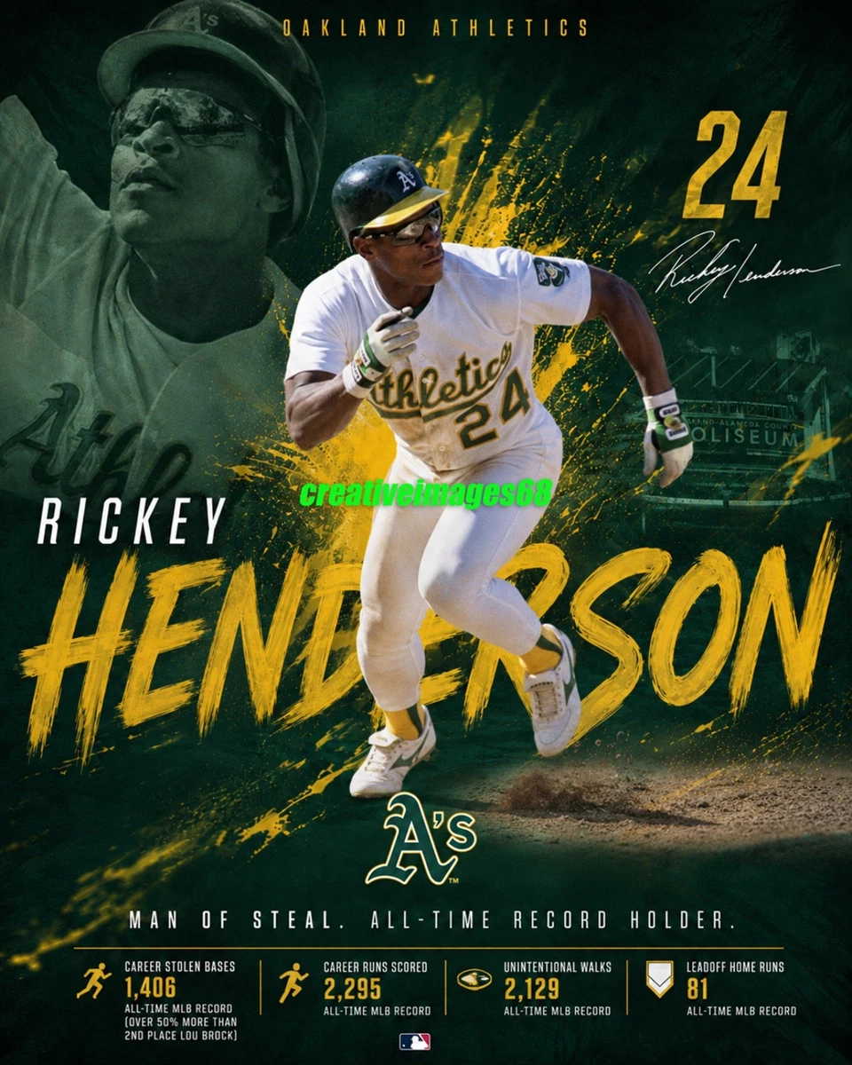 Rickey Henderson MLB Original Autographed Photos for sale | eBay
