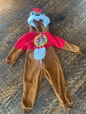 Buc-ee's Beaver Mascot Buc Union Body Suit Costume Pajamas Infant 3T Halloween