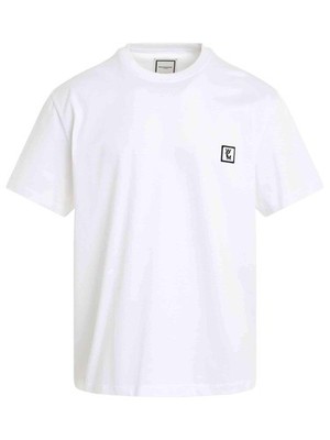 WYM Patch Logo T-Shirt in White/Black