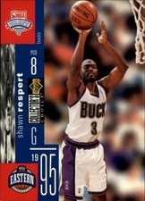 1995-96 Collector's Choice Draft Trade #D8 Shawn Respert RC Rookie Card. rookie card picture