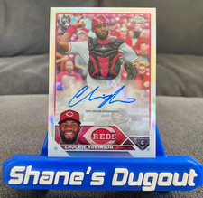 2023 Topps Chrome Chuckie Robinson #AC-CR Rookie Refractor Auto /499