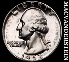 1952 Washington Quarter- Silver- Choice Gem Brilliant Uncirculated #J2900