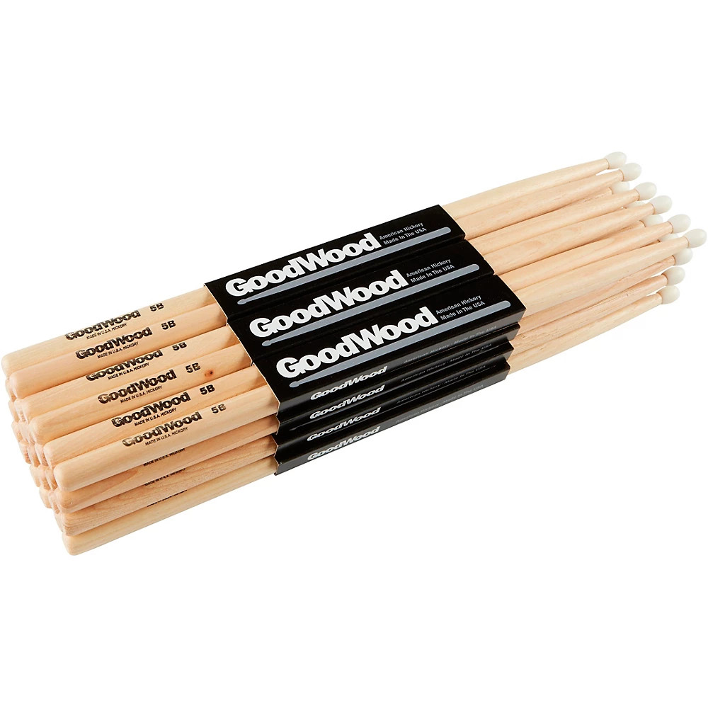 Goodwood 12-Pack Drumsticks 5B Nylon 12890₽