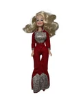 1978 Vintage Eegee Dolly Parton Red & Silver Jumpsuit Doll Goldberger
