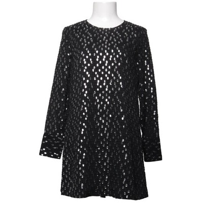 & Other Stories, Kleid, Größe: 36, Schwarz/Silber, Seide, Print, Damen #xrH