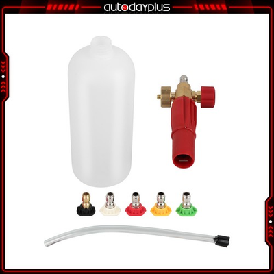 #ad 1 4quot; 5 Nozzle Tips Heavy Duty Foam Cannon Professional Car Wash Pressure Washer $19.75