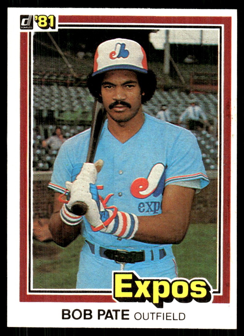 Bob Pate 1981 Donruss #545 Expos FREE SHIPPING StackedPacks