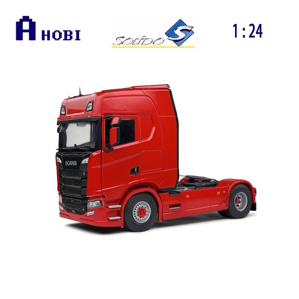 Solido 1:24 Scale Scania 580S Highline Semi Truck Spicy Red