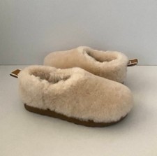 UGG Classic Cozy Bootie Sheepskin Slippers 1131950 Natural Women s US Size 7