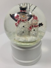 Snowman Snow Globe; Mini; Christmas