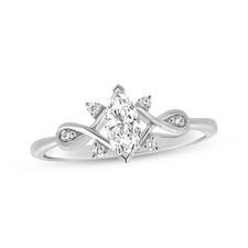 2.0CT Marquise Cut Lab Created Diamond 14K White Gold FN Engagement Wedding Ring