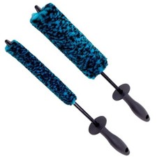 Wheel Barrel Brush Set, Cleaning Brush for Wheels and Car Detailing 2 Pack
