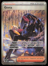 Geeta 226/197 Special Illustration Rare Obsidian Flames Pokemon Holo MP