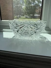 Vintage WATERFORD (presumed) Large Crystal Round Serving Bowl