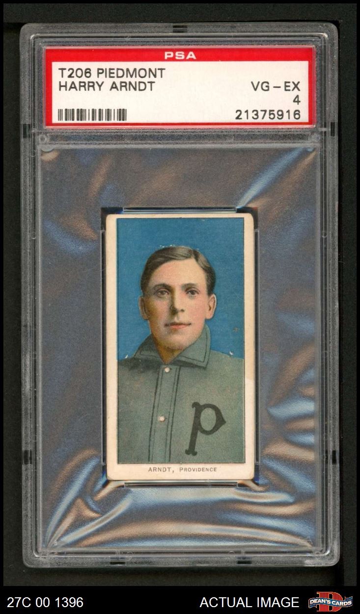 1909 T206 Harry Arndt Eastern League - Providence PSA 4 - VG/EX