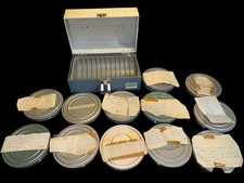 12 VTG 1950/60/70s Home Movies 8mm 5  Reels Unviewed Travel/Family with Case