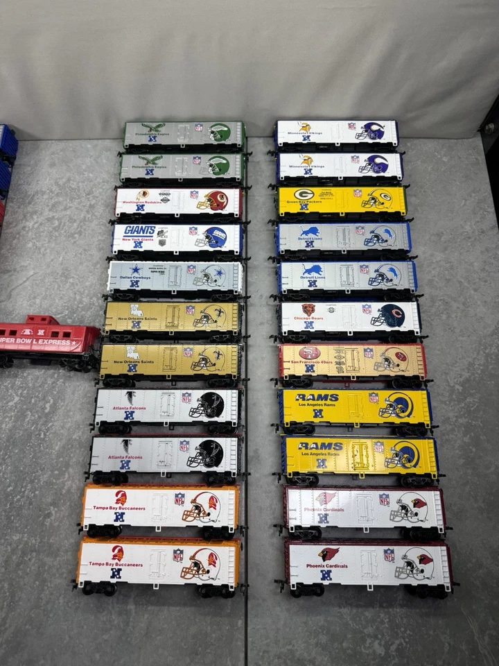 Mantua 1991 NFL 1st Edition HO Scale Pick Your Train Car - Image 4 of 4