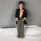 Vintage Mattel Barbie Ken 12in Doll Groom Wedding 1968 Curly Rooted Hair Tux