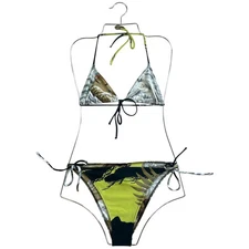 Jean Paul Gaultier Soleil Eagle Print Bikini Set