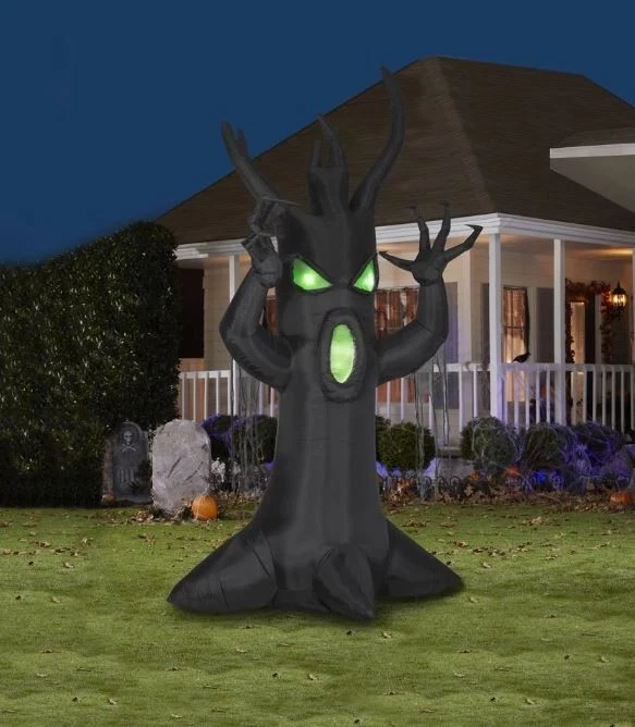 12 Ft GIANT DEAD TREE HALLOWEEN AIRBLOWN LIGHTED YARD INFLATABLE