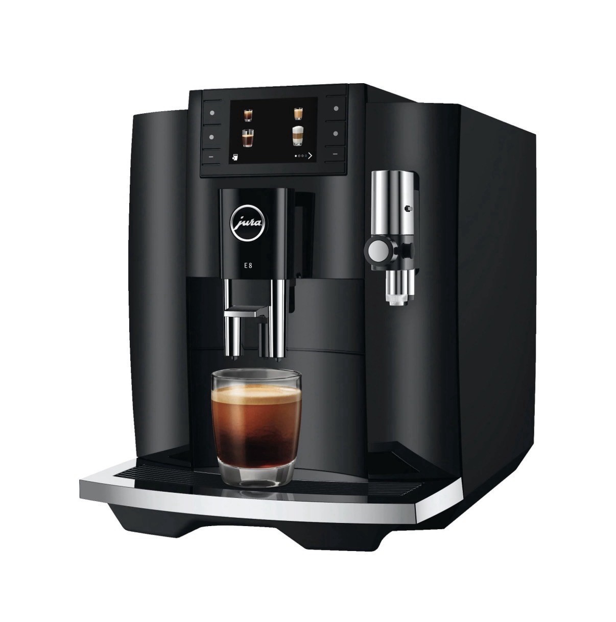 ✅ JURA E8 (EC) Kaffeevollautomat Piano