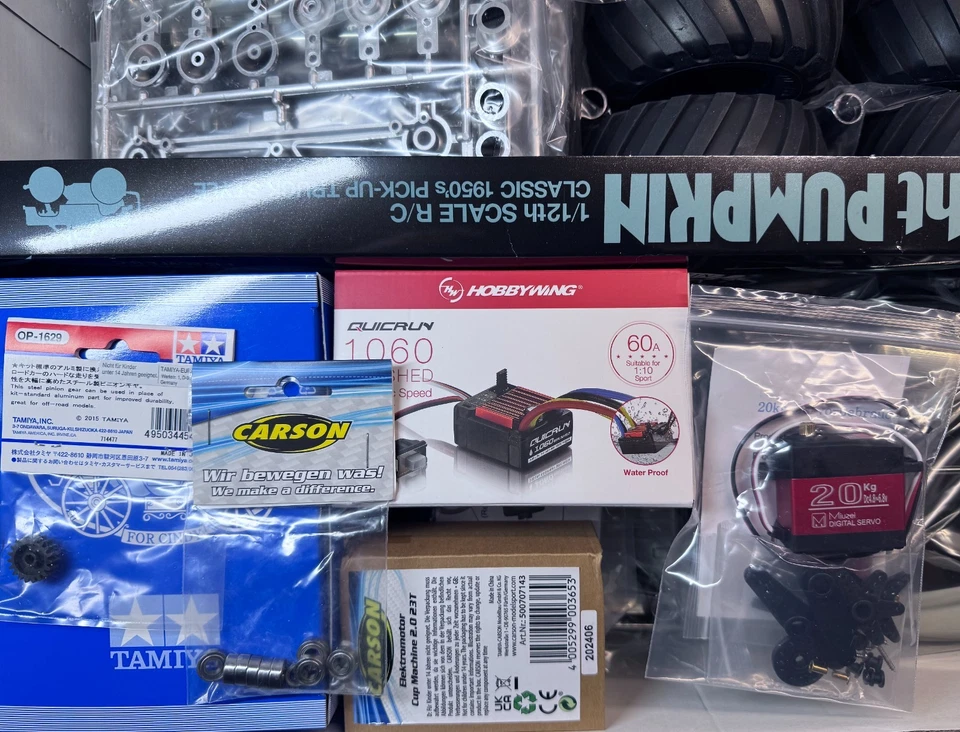 Tamiya 58365 1:12 RC Midnight Pumpkin Metallic/Chrome + Tuning Set - Bild 2 von 4