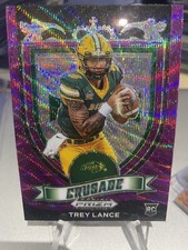 2021 Panini Prizm Draft Picks Trey Lance Purple Wave Crusade RC 49ers