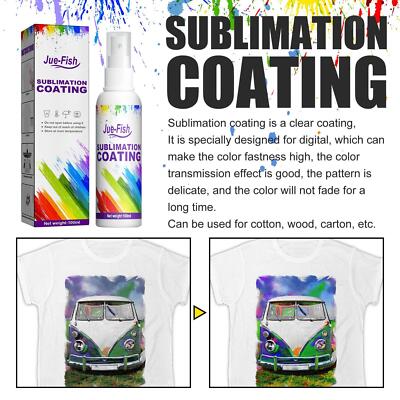 Sublimation Beschichtungsspray 100ml Superhaftung kein Mischen erforderlich, Hochglanz