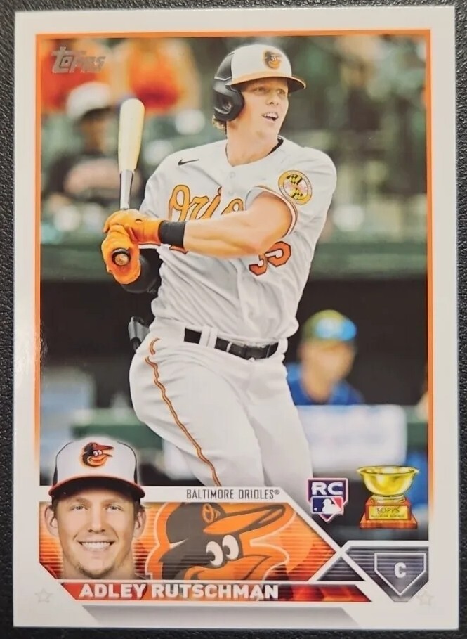 2023 Topps Series 1 Adley Rutschman RC Rookie All-Star Rookie Stamp Card 250