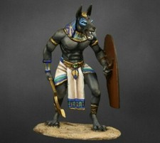   Anubis warrior Hand Painted Miniature Tin 54mm 1/32  