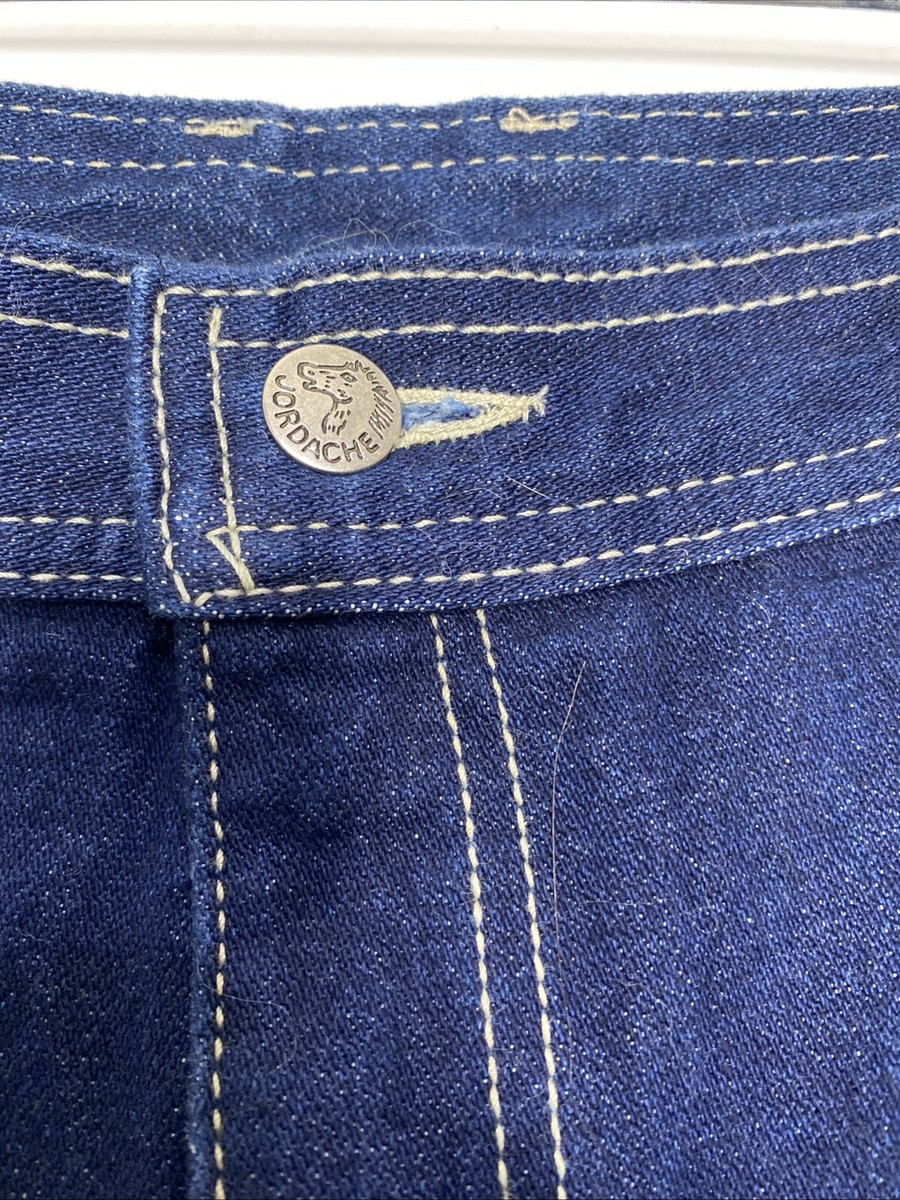 Vintage Jordache Jeans Men's 40x28.5 Blue Cotton Denim Boot Cut