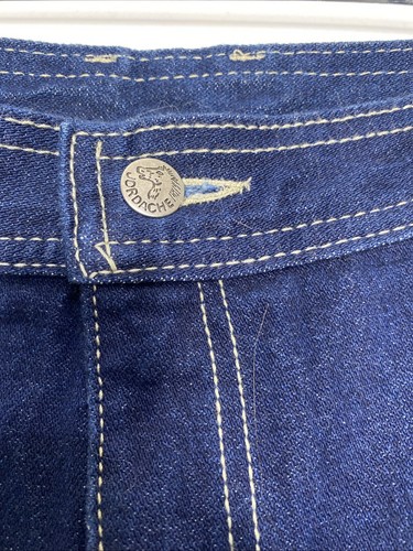 Vintage Jordache Jeans Men's 40x28.5 Blue Cotton Denim Boot Cut 80s Dark Wash - Picture 12 of 12