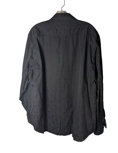 Robert Graham Knowledge Wisdom Truth Herren Langarm Button Down Hemd schwarz - Bild 2 von 7